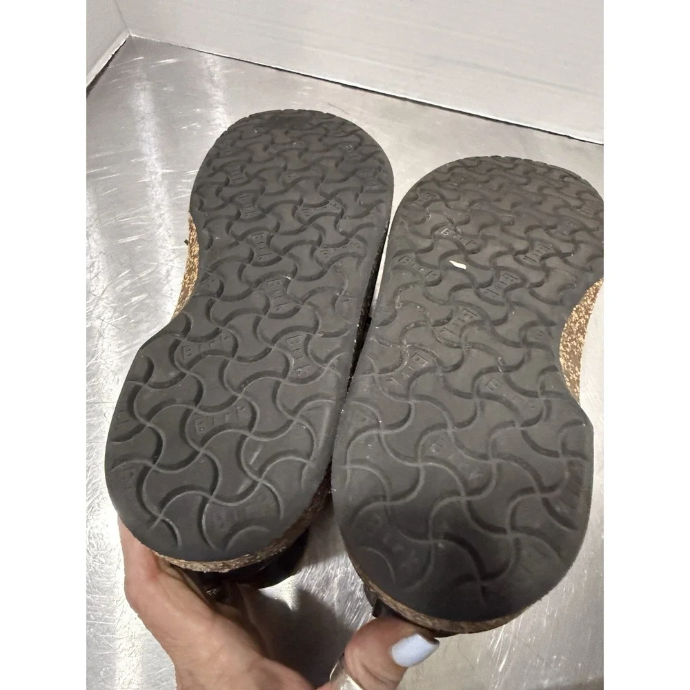 Birkenstock Milton NL Black Pebbled Leather Chukka Boots EU 45 US 12 Portugal